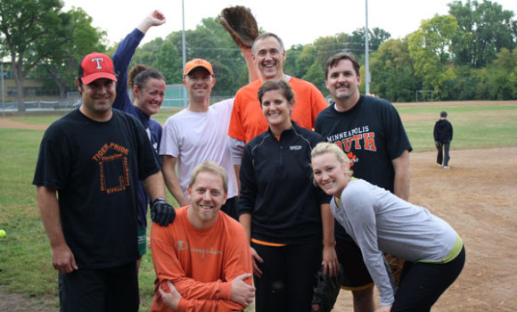 South High staff steps up to the plate