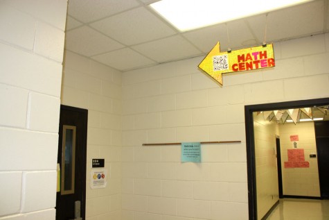 The Math Center is located on the second floor, and is a great place to get help with any of your math problems. 
