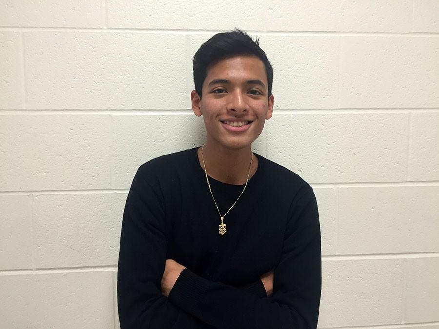 Senior Erick Garcia used his VOICES class assignment to create a podcast about teenagers who suffer from poverty during high school. 