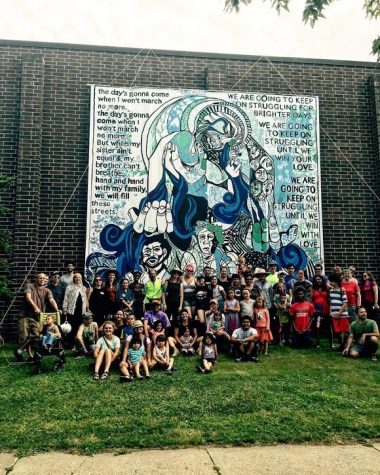  The mural at JJ Hill Montessori Elementary, courtesy of Good Space Murals. 