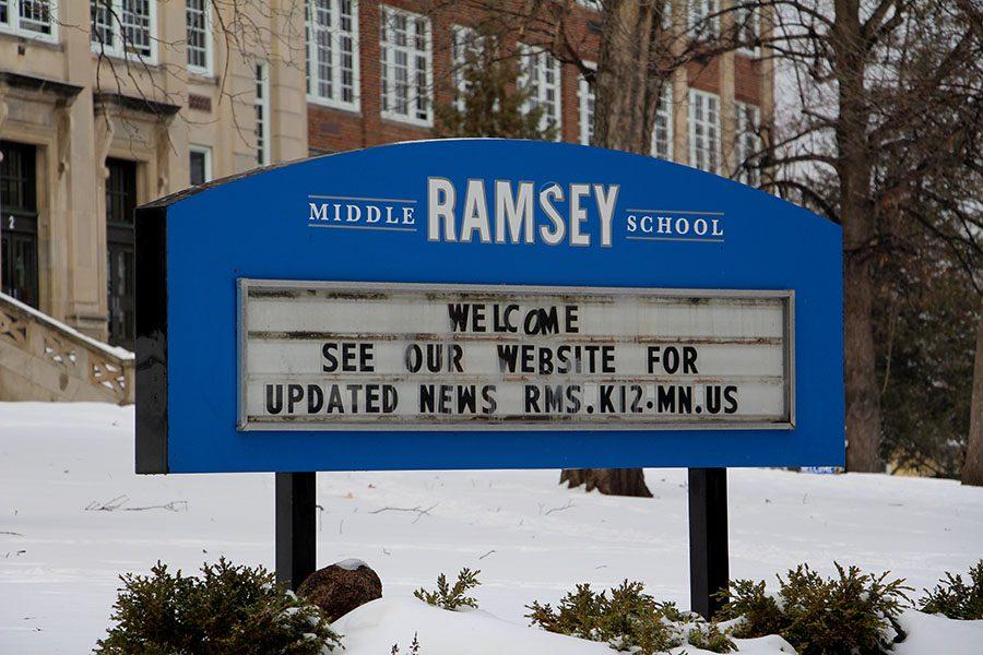 In recent years, momentum has been building at Ramsey Middle School to change their name to stop honoring Alexander Ramsey, a Minnesota governor who called for the extermination for the Dakota people along with other violent acts. “There are new heros here, there are new namesakes that we can be looking to,” explained visual arts teacher and director of equity at Ramsey, Elissa Cedarleaf Dahl. Photo: Evie Murphy-Wilson



