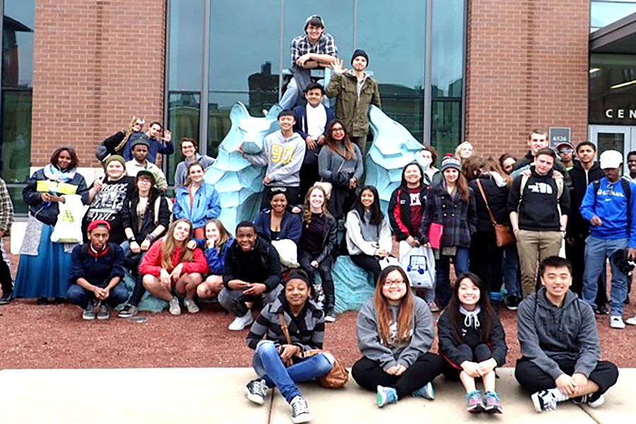 Project Success is going on a college tour from April 18-21.  Last year the group went on a college tour in Chicago, in which the group posed for a photo.